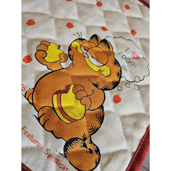 RARE NOS Vintage Garfield Jim Davis 2 Placemats w HANG TAGS 1970s New - Picture 8 of 12